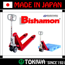 JIS certificada Bishamon serie durable transpaleta manual. Fabricado por Sugiyasu. Fabricado en Japón (transpaleta manual)